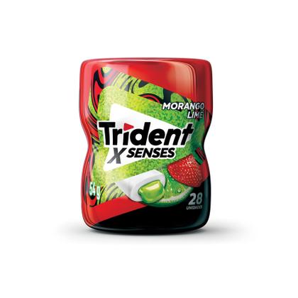 Imagem de Trident X Senses 6X54G Morango Lime