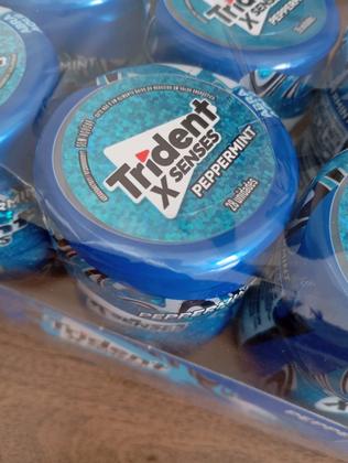 Trident XSenses Hortelã Sem Açúcar Garrafa 6 unidades de 54g Imagem de Trident XSenses Hortelã Sem Açúcar Garrafa 6 unidades de 54g