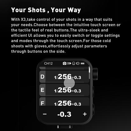 Imagem de Trigger de flash sem fio Godox X3-C TTL para câmera Canon