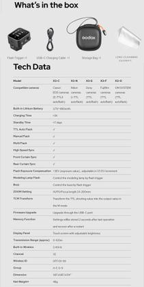 Imagem de Trigger de flash sem fio Godox X3S X3-S TTL para câmera Sony