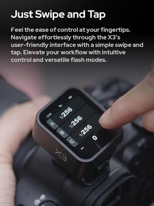 Imagem de Trigger de flash sem fio Godox X3S X3-S TTL para câmera Sony