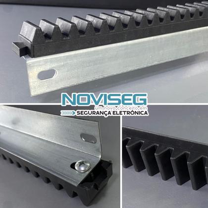 Imagem de Trilho Barra De Cremalheira Universal 50cm Para Portão Deslizante Kdz De Correr Seg Garen Mc Garcia Unisystem