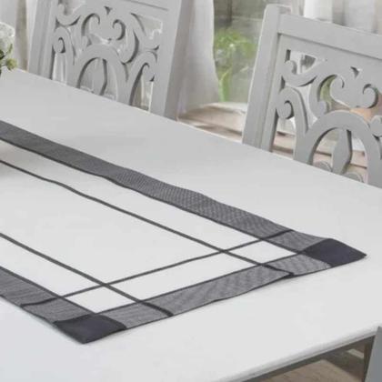 Imagem de Trilho de Mesa 40x170 cm Maison Charmy Silver Appel