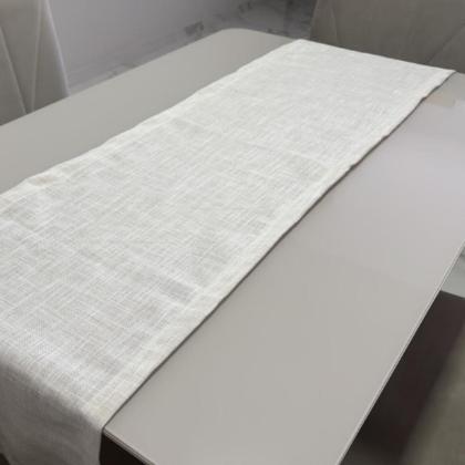 Imagem de TRILHO DE MESA DE LINHO DECORAÇÃO E LUXO BAINHO LARGA 40X170 Cor:Bege