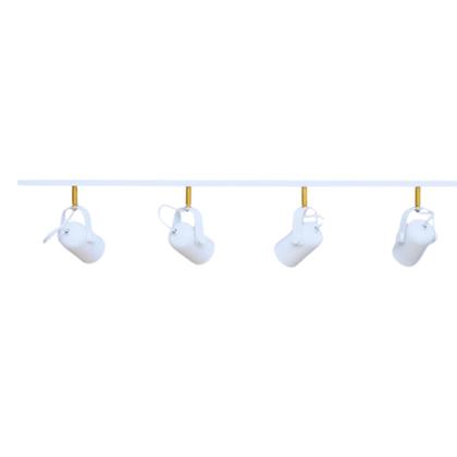 Imagem de Trilho de Teto Becker com 1 metro e 4 Spots direcionáveis