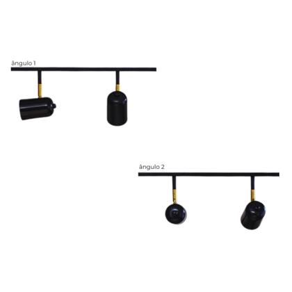 Imagem de Trilho de Teto Ewa com 50cm e 2 Spots direcionáveis