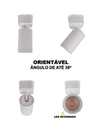 Imagem de Trilho Eletrificado 1m + 3 Spots 7w Led Minimalista Bivolt