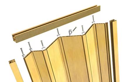 Imagem de Trilho / Guia 1,00mt Porta Sanfonada De Pvc Reforçado
