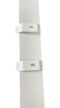 Imagem de Trilho Suíço Duplo Max para Cortina 2,10m Teto/cortineiro