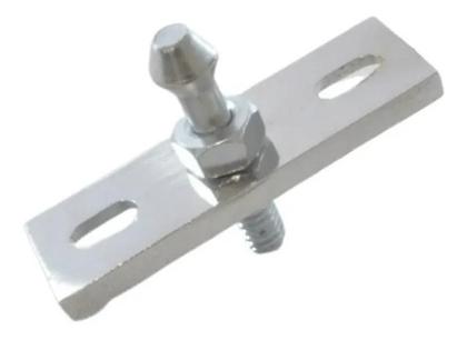 Imagem de Trinco Com Castanha Metálico Cromado Balcão e Geladeiras