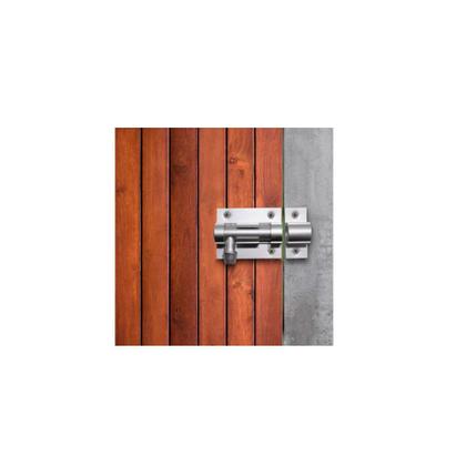 Imagem de Trinco fecho ferrolho 2 pol 50mm porta portao aluminio fosco