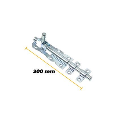 Imagem de Trinco Simples de Fio Redondo Em Aço Galvanizado 20 Cm Cromado