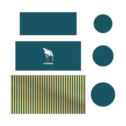 Imagem de Trio Capa Cilindro + Painel Redondo Formatura Mod1