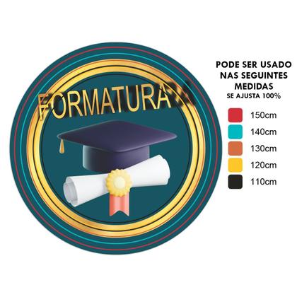 Imagem de Trio Capa Cilindro + Painel Redondo Formatura Mod1
