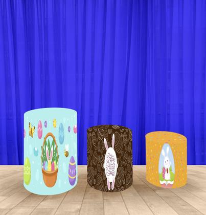 Imagem de Trio Capa Cilindro Vest Fácil Pascoa 1 + Kit Painéis Casado