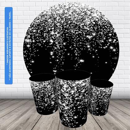 Imagem de Trio Capas Cilindro + Painel 1,50m Glitter