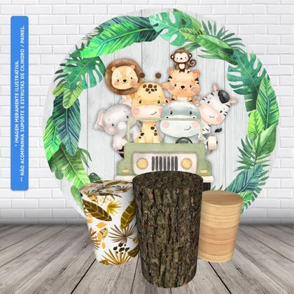 Imagem de Trio Capas Cilindro + Painel 1,50m Safari