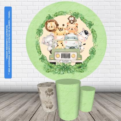 Imagem de Trio Capas Cilindro + Painel 1,50m Safari