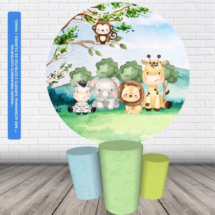 Imagem de Trio Capas Cilindro + Painel 1,50m Safari