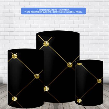 Imagem de Trio Capas De Cilindro C/ Elástico Dia Dos Namorados