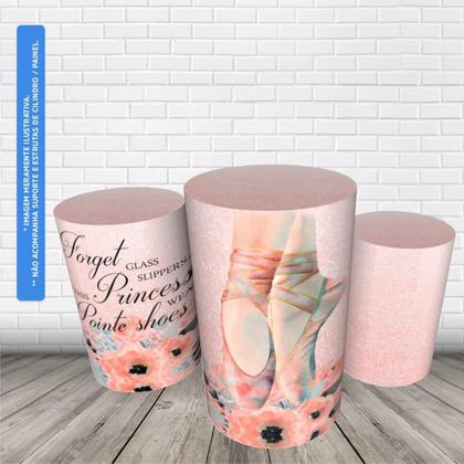 Imagem de Trio Capas De Cilindro Veste Fácil C/ Elástico Bailarina