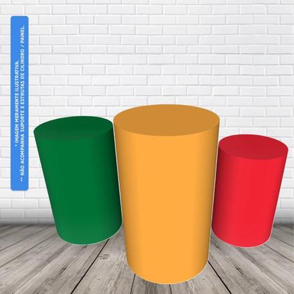 Imagem de Trio Capas De Cilindro Veste Fácil C/ Elástico Batizado