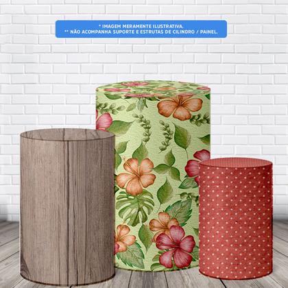 Imagem de Trio Capas De Cilindro Veste Facil C Elastico Natal