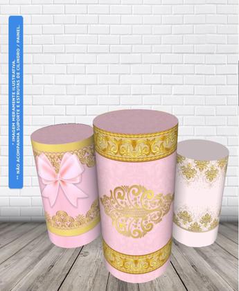 Imagem de Trio Capas De Cilindro Veste Fácil C/ Elástico Palácio