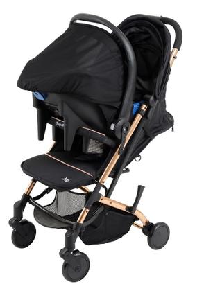 Imagem de Trio Carrinho Zap Metal Cobre Com Bebê Conforto E Base Touring X