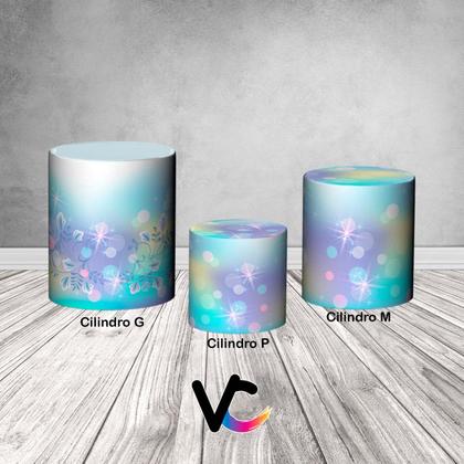 Imagem de Trio De Capa Cilindro - Arco-Íris Florido 014