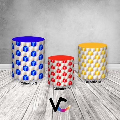 Imagem de Trio De Capa Cilindro -  Cubo Mágico 012