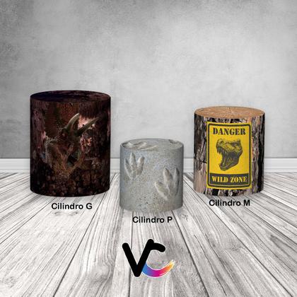 Imagem de Trio De Capa Cilindro - Dinossauro Realista Floresta 006
