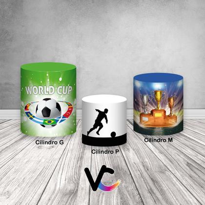 Imagem de Trio De Capa Cilindro - Futebol Copa Do Mundo Bola 005