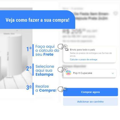 Imagem de Trio de Capas Cilíndricas Versátil Natal Cute Papai Noel Presentes c/ Elástico