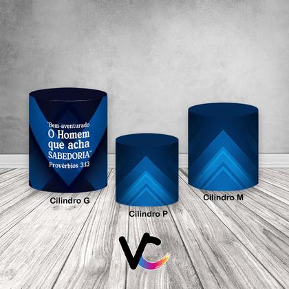 Imagem de Trio de Capas de Cilindro - Culto De Homens Terno Azul 030