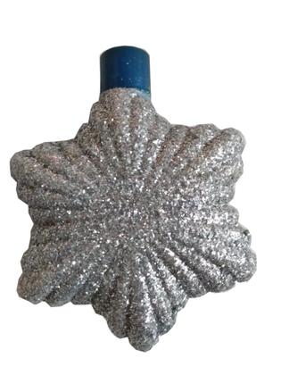 Imagem de Trio de Enfeites de Árvore de Natal Prateados Decorativos Lindos