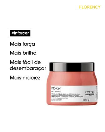 Imagem de Trio loreal inforcer shampoo e condicionador 1500 ml e máscara 500 g