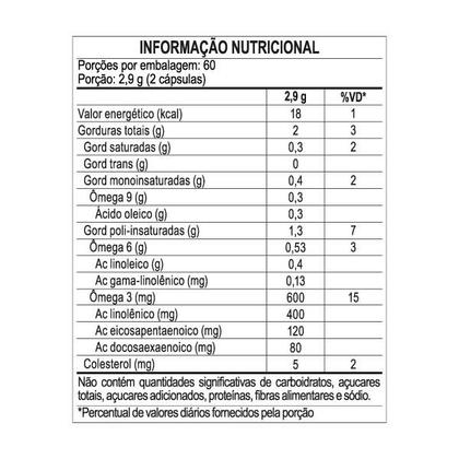 Imagem de Trio Ômega 3, 6, 9 1000mg 120 Cáps - ApisNutri
