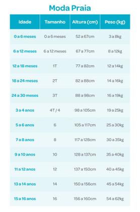 Imagem de Trio Praia 1 Camiseta 1 Top e 1 Calcinha Frutas Cítricas Lycra Toddler Proteção UV 50+ - Tip Top