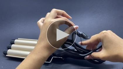 Imagem de Triondas Cacheador Onyon Modelador De Cachos Grosso 25mm Ondulador