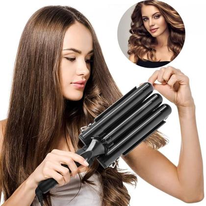 Imagem de Triondas Cacheador Onyon Modelador De Cachos Grosso 25mm Ondulador