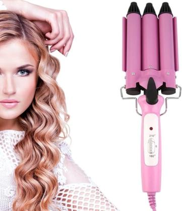 Imagem de Triondas Ondulador de Cabelo Triplo de Cachos 25mm Bivolt