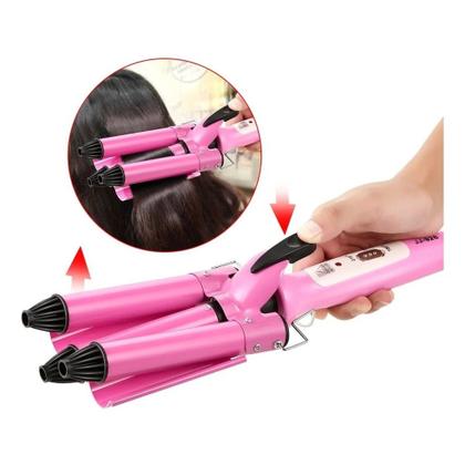 Imagem de Triondas Ondulador de Cabelo Triplo de Cachos 25mm Bivolt