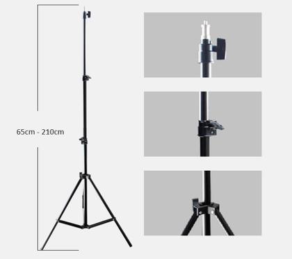 Imagem de Tripé 2,1M em liga de Alumíno p/ estudio softbox iluminação