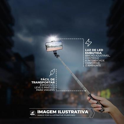 Imagem de Tripe Bastão Gorila Survivor com controle remoto e Iluminação Led