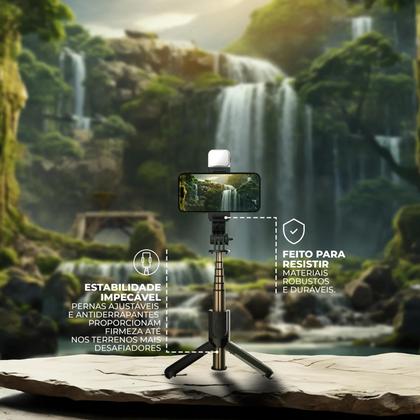 Imagem de Tripe Bastão Gorila Survivor com controle remoto e Iluminação Led