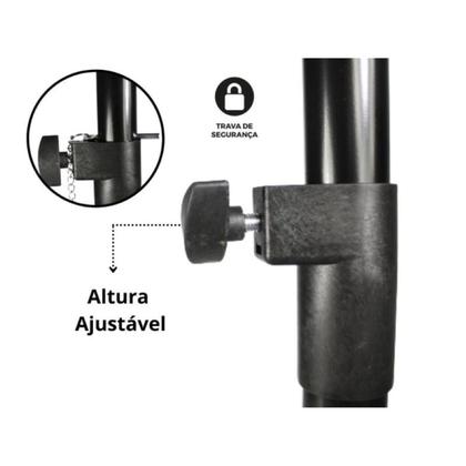 Imagem de Tripé Caixa de Som Amvox ATP 001 Com Regulamento de Altura em metal