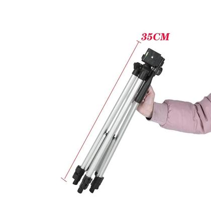 Imagem de Tripé de Nível a Laser de Alumínio - Ajustável (1m/1,2m/1,5m) - Base Engrossada