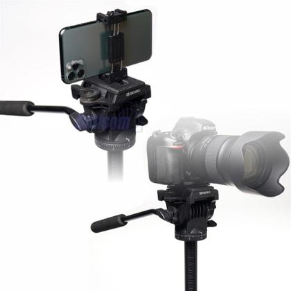 Imagem de Tripé Hidráulico Benro Para Câmeras E Smartphones T980ex - 1,70 M