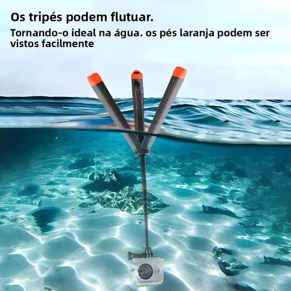 Imagem de Tripé Monopé Flutuante À Prova d'Água Com Pegador Para Câmeras GoPro Hero 13 12 11 10 9 8 5 SJCAM